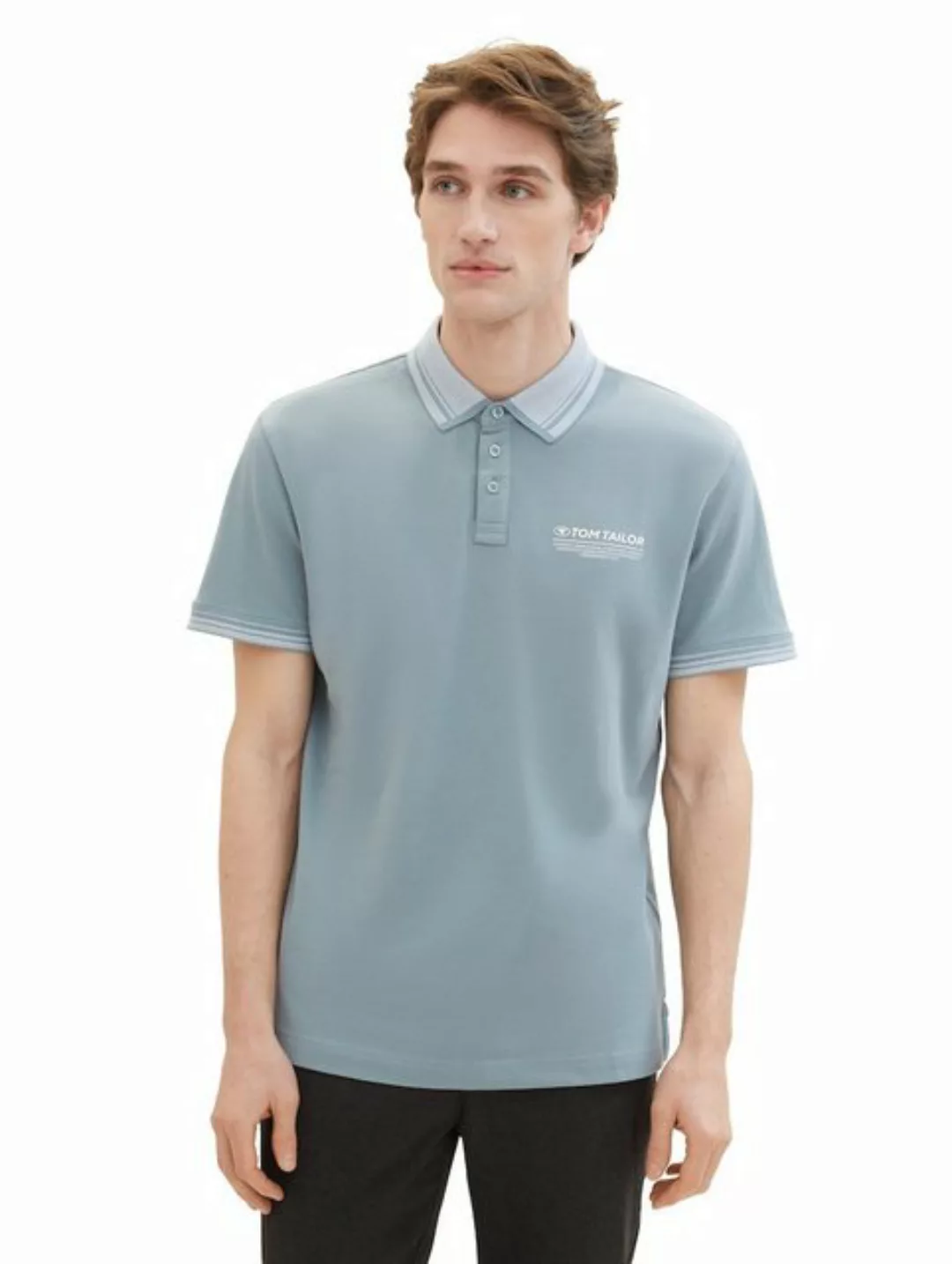 TOM TAILOR Poloshirt Polo With Details (1-tlg) günstig online kaufen