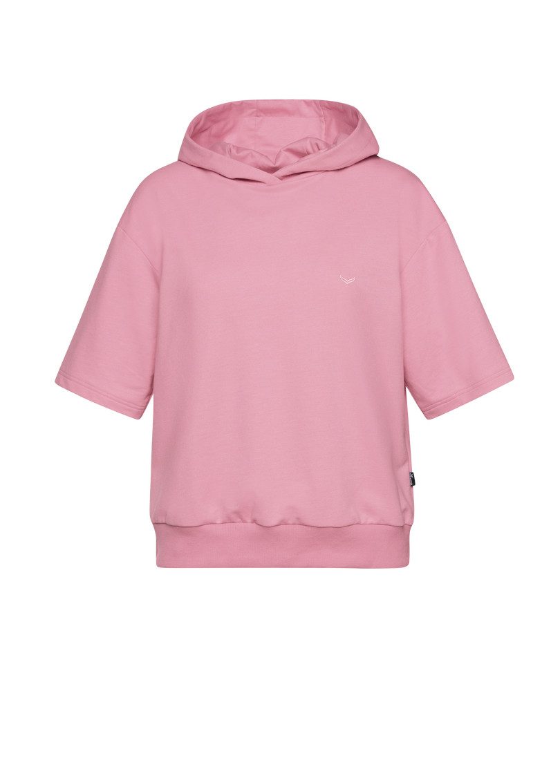 Trigema Kapuzensweatshirt "TRIGEMA Kurzarm Cropped Hoodie" günstig online kaufen
