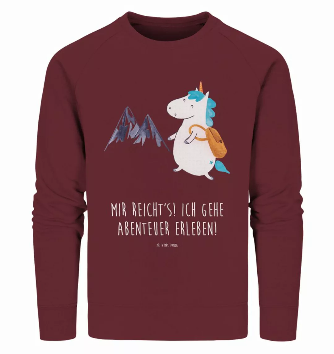 Mr. & Mrs. Panda Longpullover Größe XXL Einhorn Bergsteiger - Burgundy - Ge günstig online kaufen