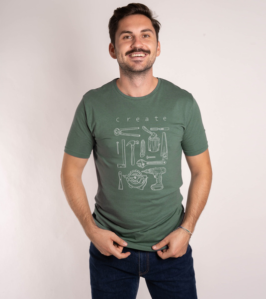 Shirt Create Groß Aus Biobaumwolle günstig online kaufen
