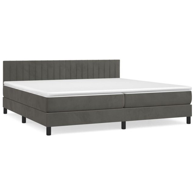 vidaXL Boxspringbett Bett Boxspringbett mit Matratze Samt (200 x 200 cm, Du günstig online kaufen