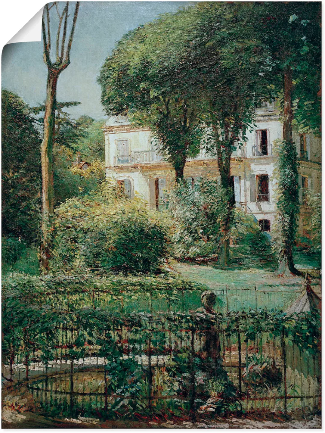 Artland Wandbild »Villa in Paris«, Gartenbilder, (1 St.) günstig online kaufen
