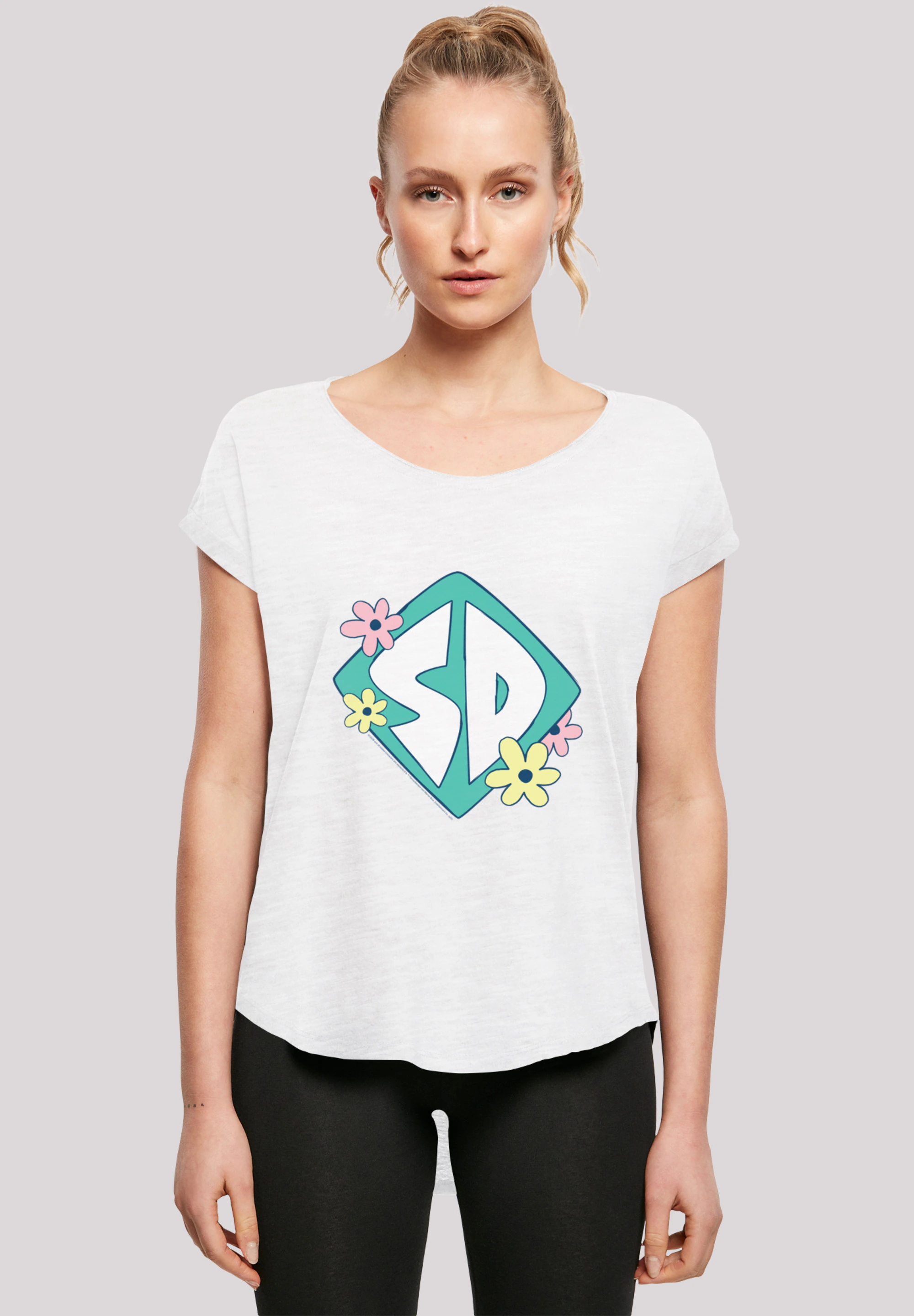 F4NT4STIC T-Shirt "Long Cut T-Shirt Scooby Doo Dog Tag", Damen,Premium Merc günstig online kaufen