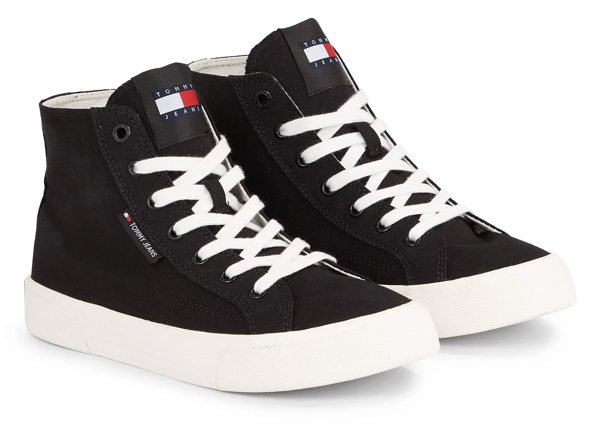 Tommy Jeans Plateausneaker "TJW CANVAS VULC SNEAKER MC" günstig online kaufen