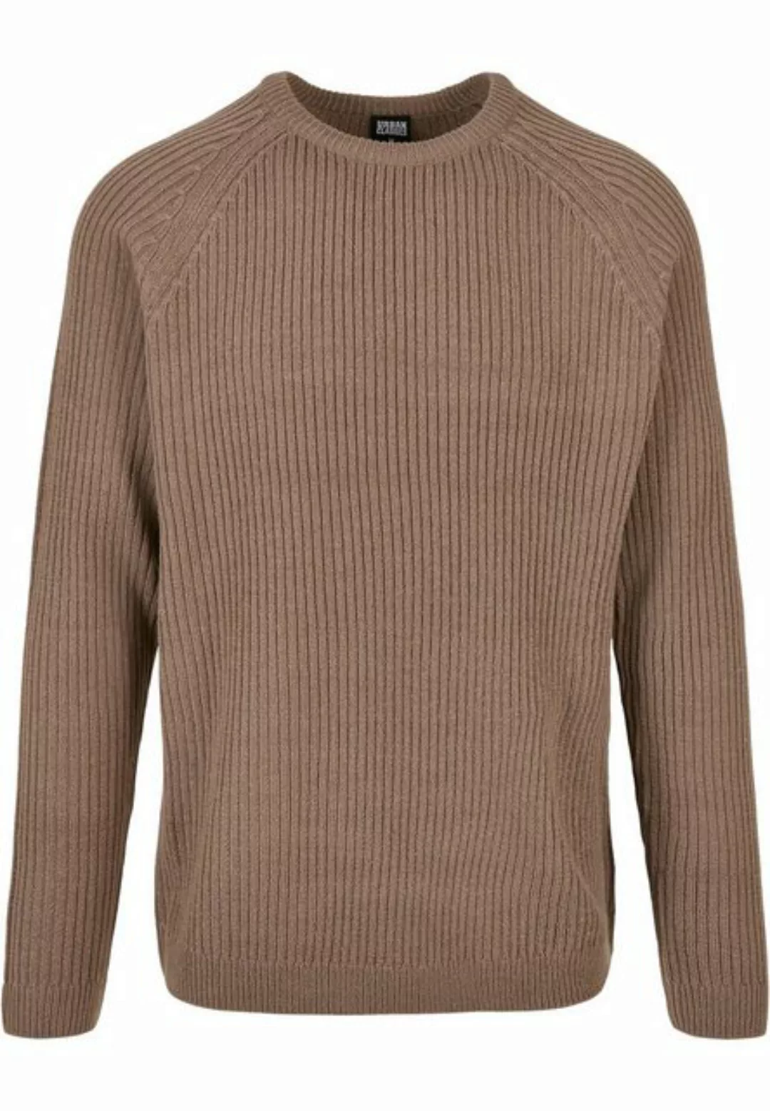 URBAN CLASSICS Rundhalspullover Urban Classics Herren Ribbed Raglan Sweater günstig online kaufen