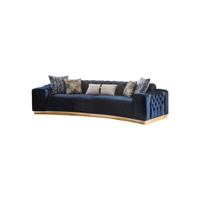 JVmoebel Sofa Luxuriöse 2x Chesterfield Sofas Edle Möbel Designer Polster 4 günstig online kaufen