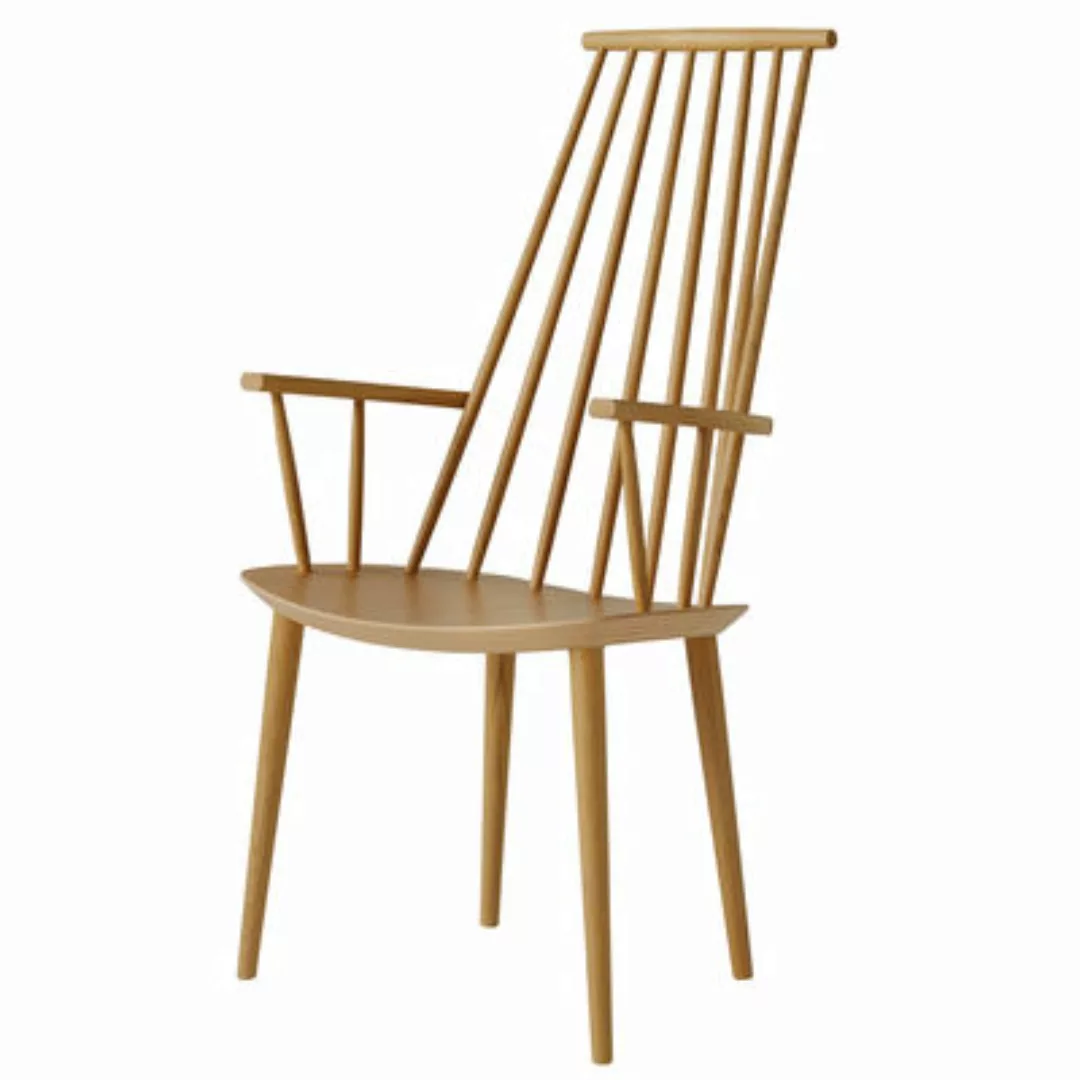 Sessel J110 holz natur Eiche geölt / Neuauflage 1960er Jahre - Hay - Holz n günstig online kaufen