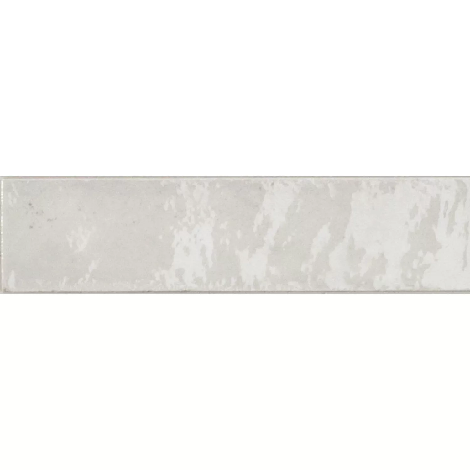 Wandfliese Lotis Steingut Weiß Glasiert Glänzend 6 cm x 24 cm günstig online kaufen