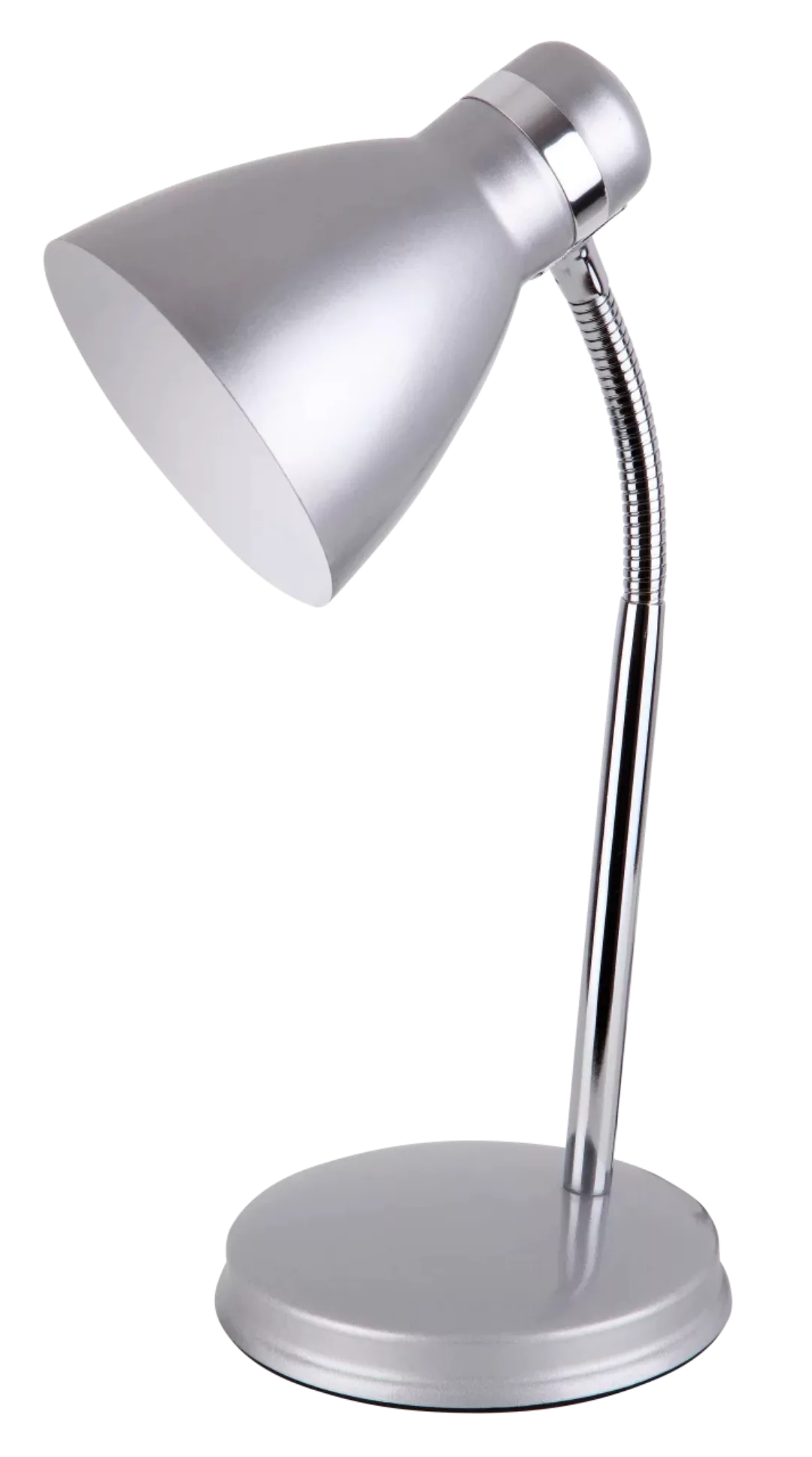 Schreibtischlampe silberfarben Metall E14 Patric günstig online kaufen