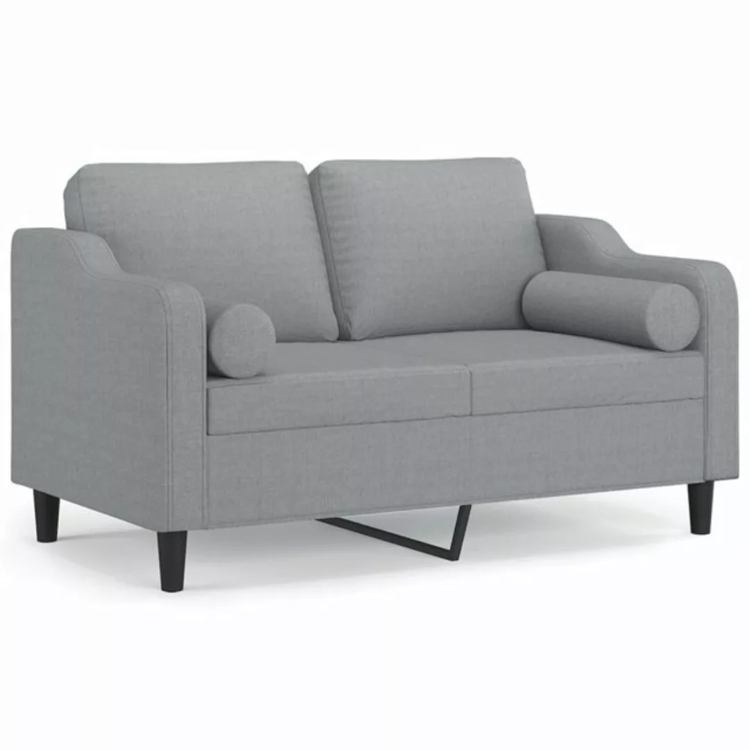 vidaXL Sofa Sofa mit Zierkissen Stoff, 120 cm, 2-Sitzer günstig online kaufen