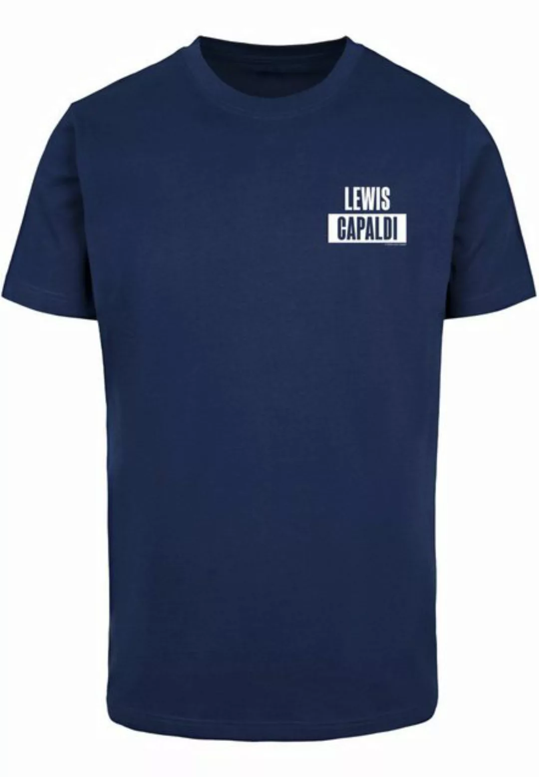 Merchcode T-Shirt Merchcode Herren Lewis Capaldi - PP Logo T-Shirt (1-tlg) günstig online kaufen