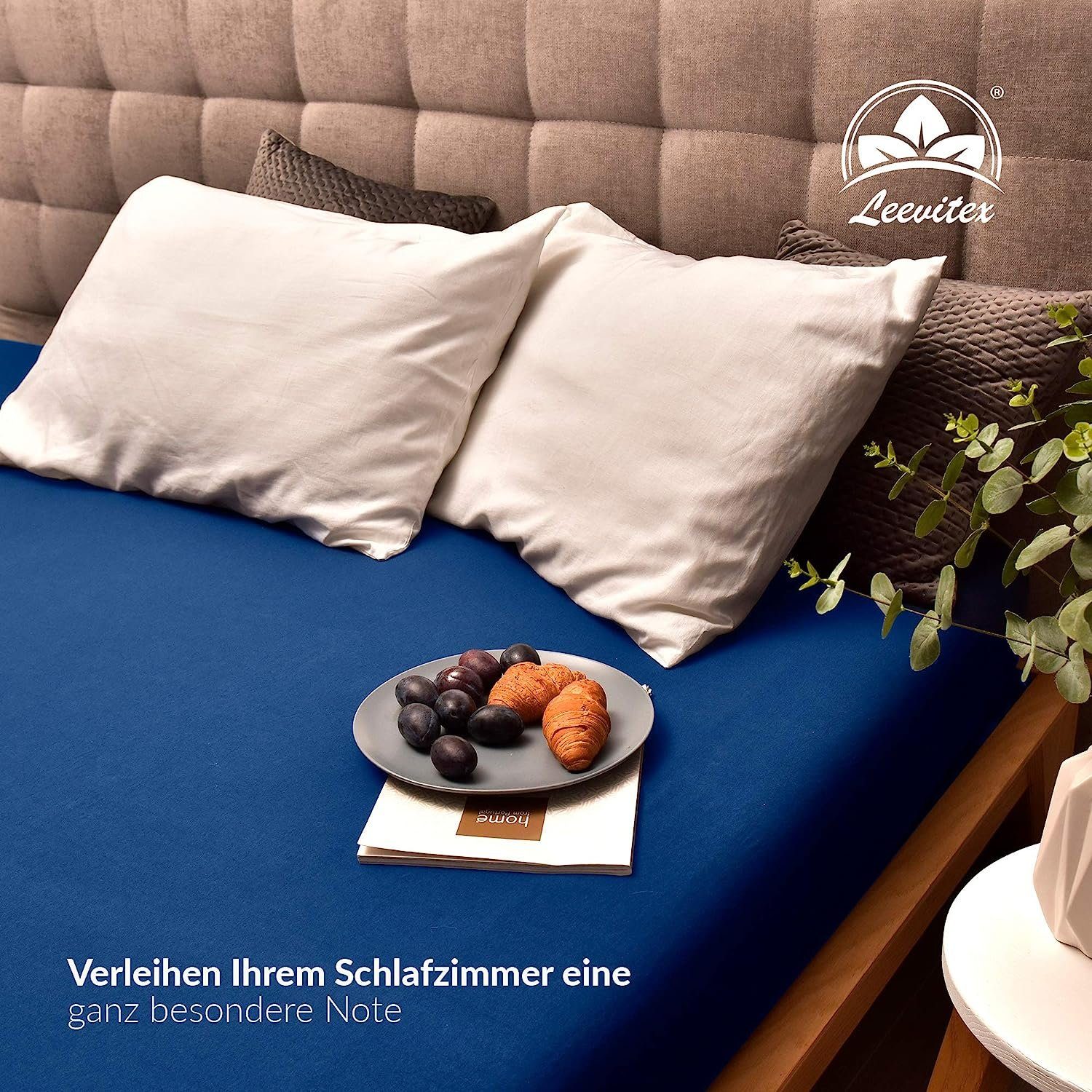 leevitex® Spannbettlaken Spannbettlaken Boxspringbett & Wasserbett günstig online kaufen