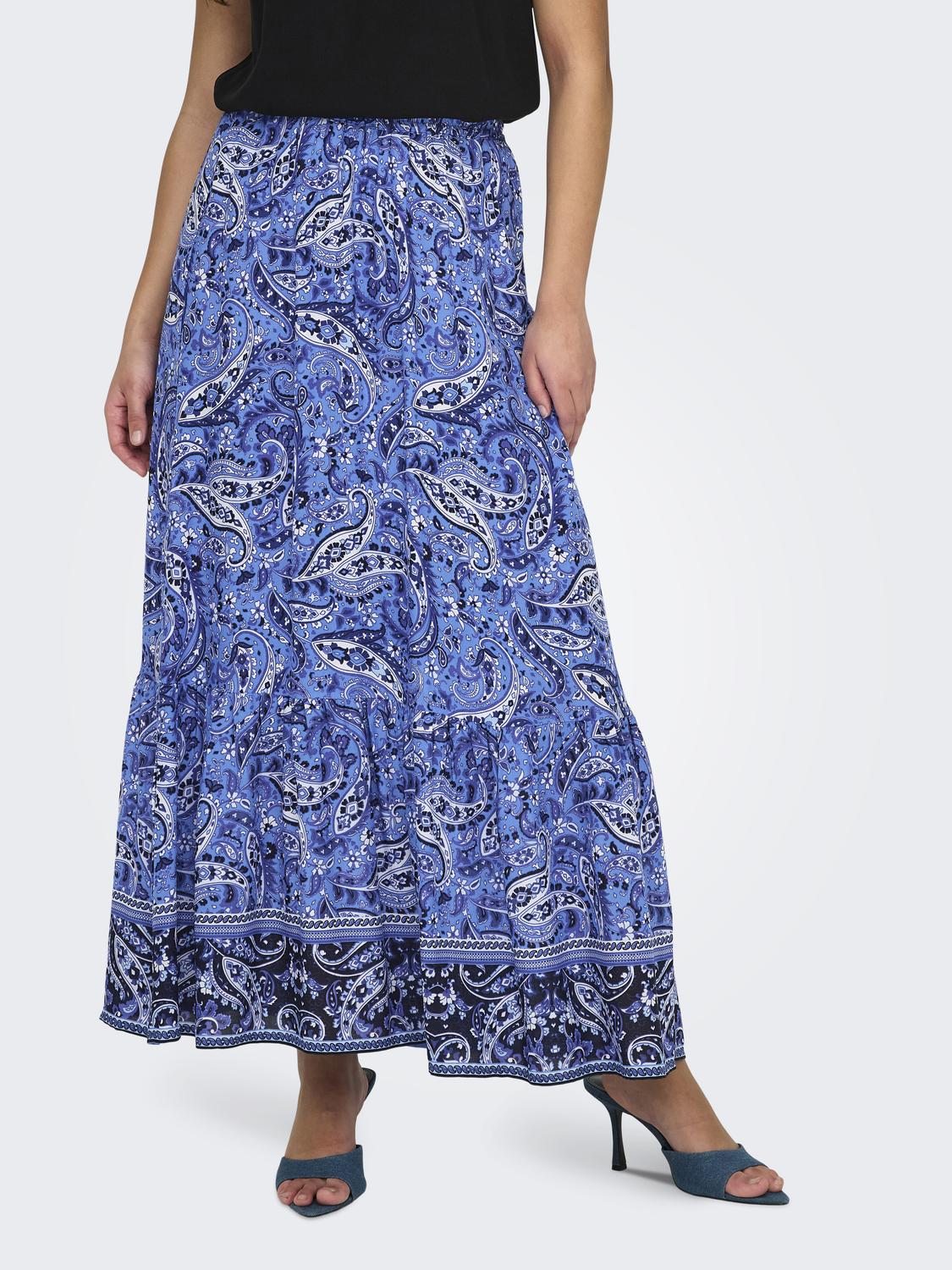 ONLY Faltenrock "ONLVENEDA LONG SKIRT PTM" günstig online kaufen