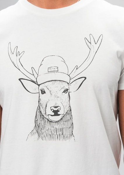 Print Herren T-shirt Aus Bio Baumwolle | Casual T-shirt #Deer günstig online kaufen
