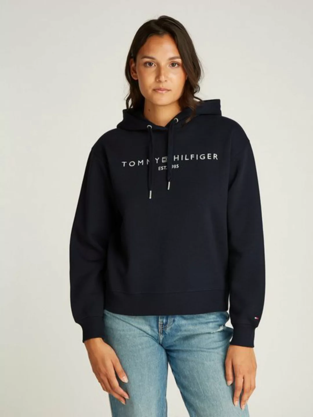 Tommy Hilfiger Kapuzensweatshirt "MDRN REG CORP LOGO HOODIE", mit gestickte günstig online kaufen