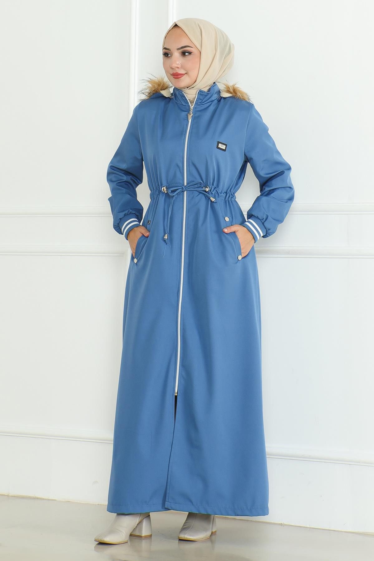 MODAMİHRAM Winterjacke Taba Gerippte Jacke mit günstig online kaufen