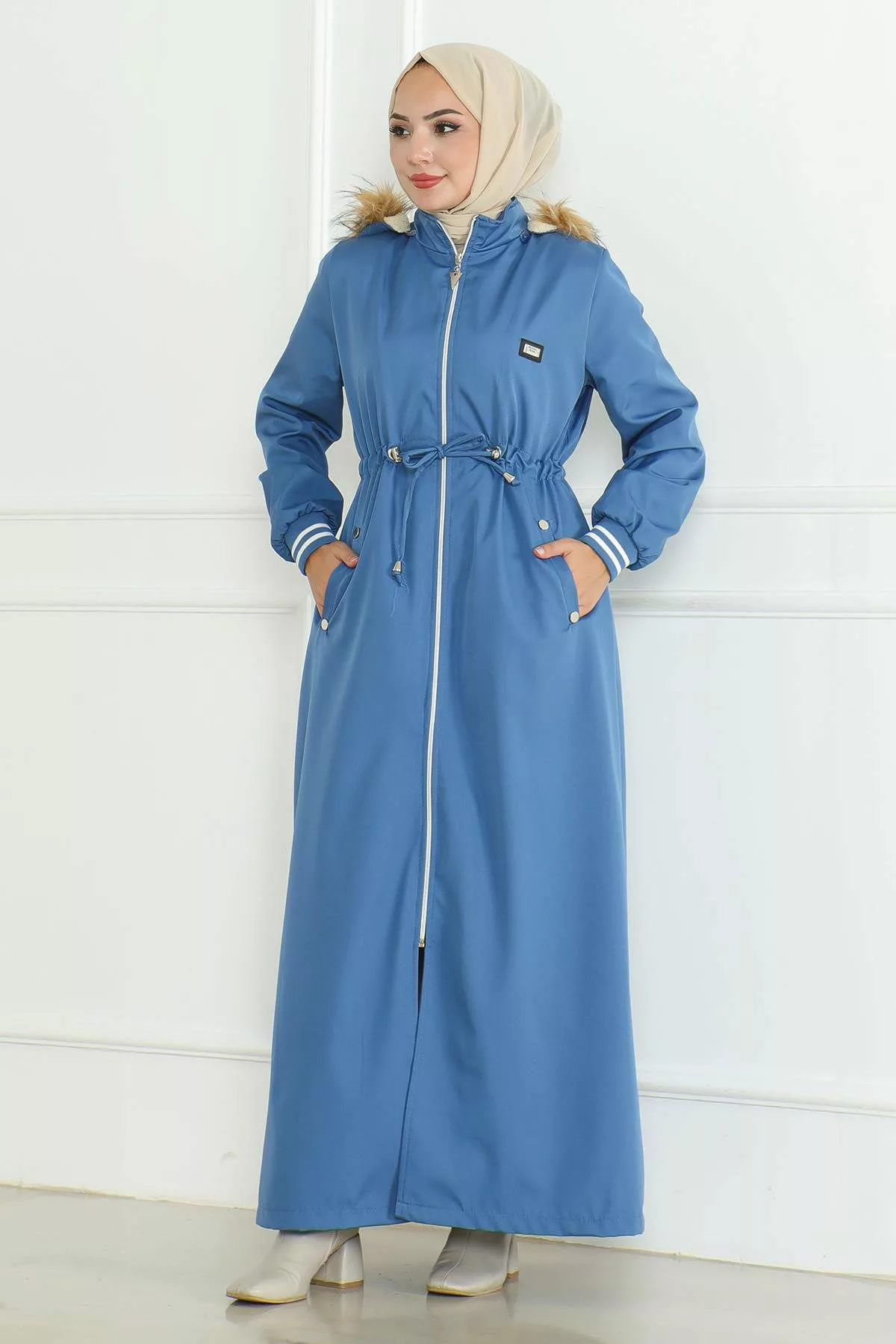 MODAMİHRAM Winterjacke Taba Gerippte Jacke mit günstig online kaufen