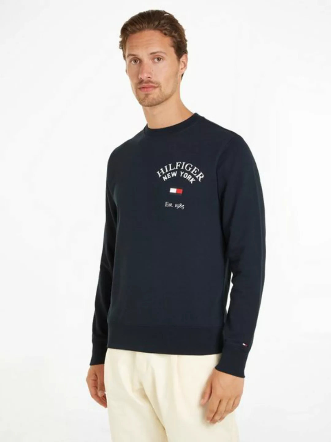 Tommy Hilfiger Sweatshirt WCC ARCHED VARSITY SWEATSHIRT mit modischem Logod günstig online kaufen