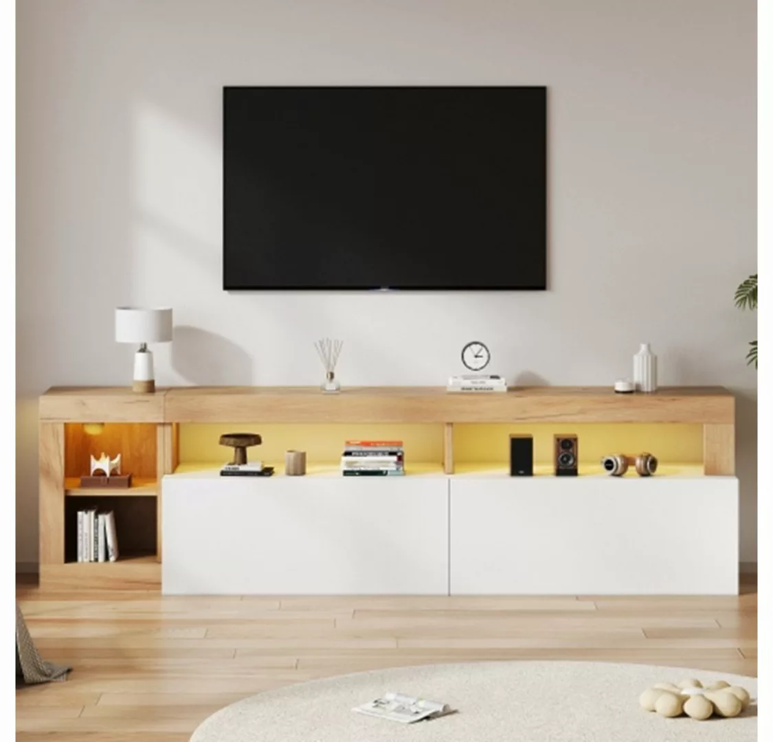 XDeer TV-Schrank TV-Schrank für Fernseher bis 80 Zoll, TV-Ständer offener S günstig online kaufen