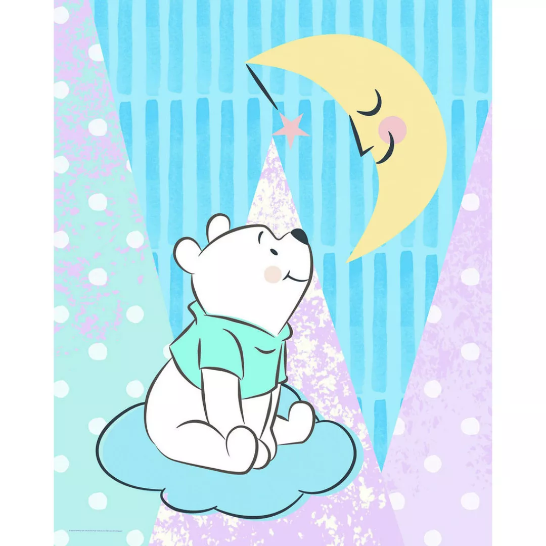 Komar Wandbild Winnie Pooh Moon Disney B/L: ca. 40x50 cm günstig online kaufen