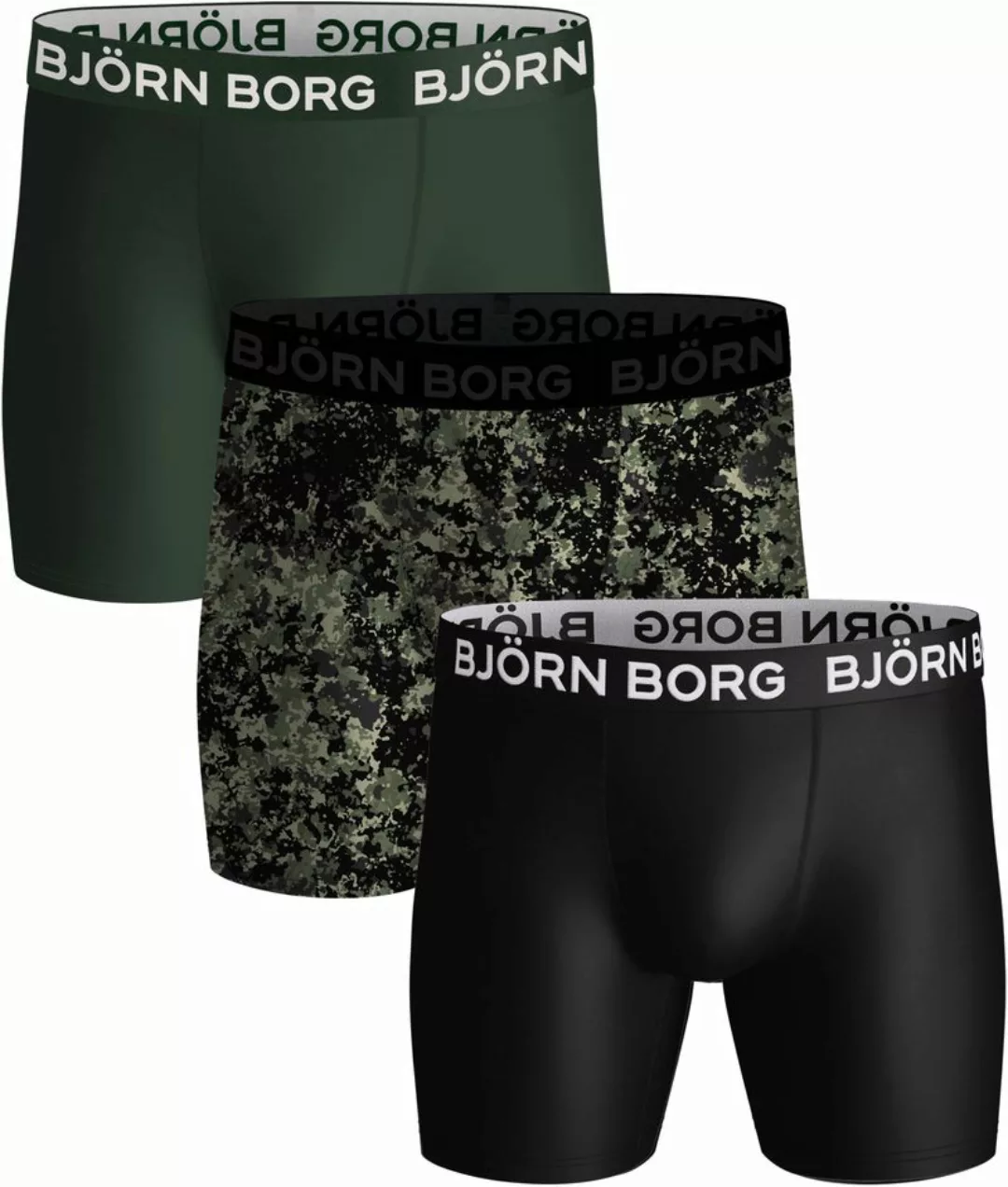 Bjorn Borg Boxers Performance 3 Pack Multicolour - Größe L günstig online kaufen