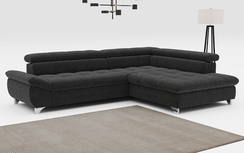 COTTA Ecksofa "Gemini L-Form", mit Kopfteilverstellung, wahlweise mit Bettf günstig online kaufen