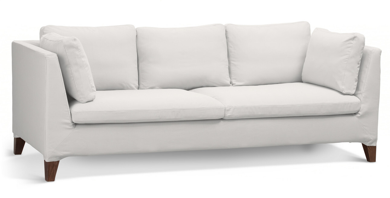 Bezug für Stockholm 3-Sitzer Sofa, weiss, Stockholm 3-Sitzer, Cotton Panama günstig online kaufen