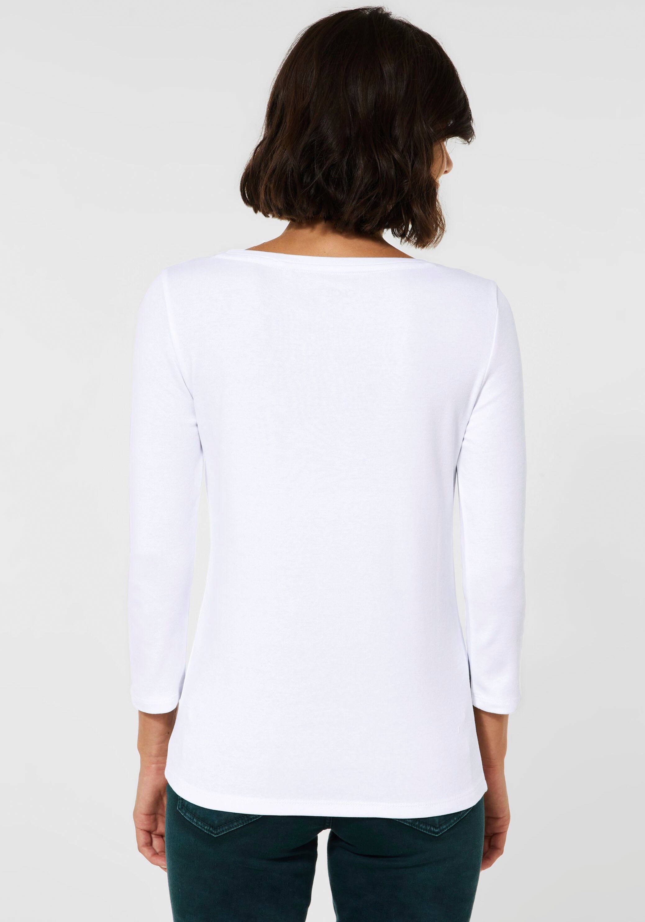 CECIL 3/4-Arm-Shirt mit klassischem U-Boot-Ausschnitt günstig online kaufen