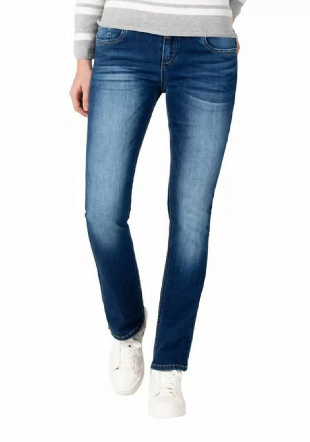 TIMEZONE Damen Jeans SLIM LISATZ - Slim Fit - Blau - Grape Blue Wash günstig online kaufen