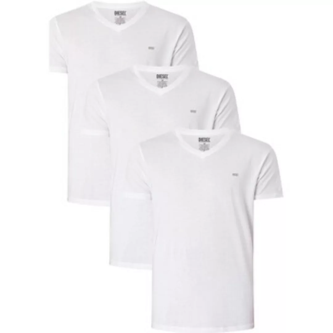Diesel  Pyjamas/ Nachthemden 3er-Pack Lounge Michael T-Shirts mit V-Ausschn günstig online kaufen