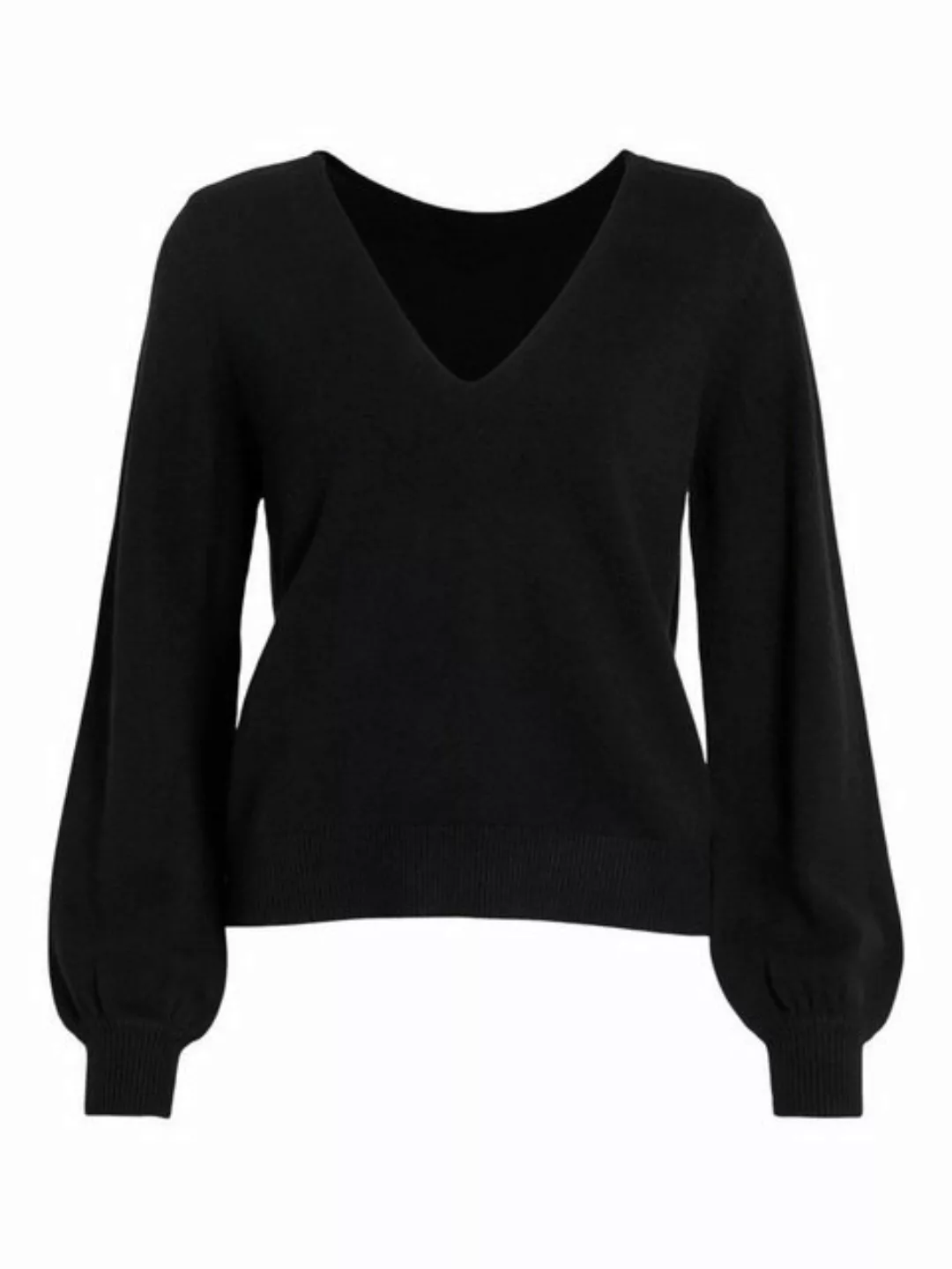 Vila V-Ausschnitt-Pullover VIRIL REV V-NECK L/S TOP - NOOS günstig online kaufen