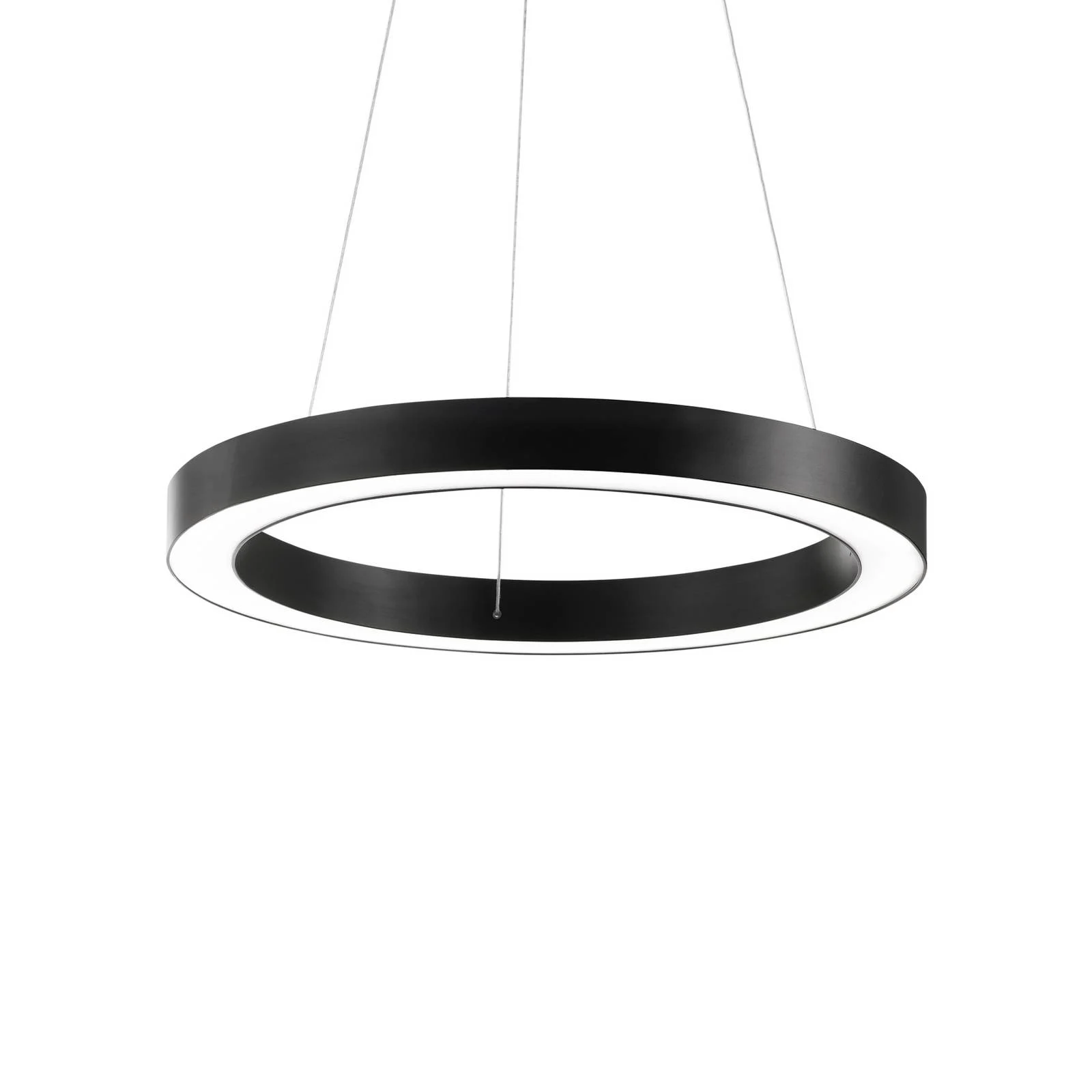 Ideal Lux LED-Hängeleuchte Oracle, Ø 60 cm, schwarz, 3.000 K günstig online kaufen