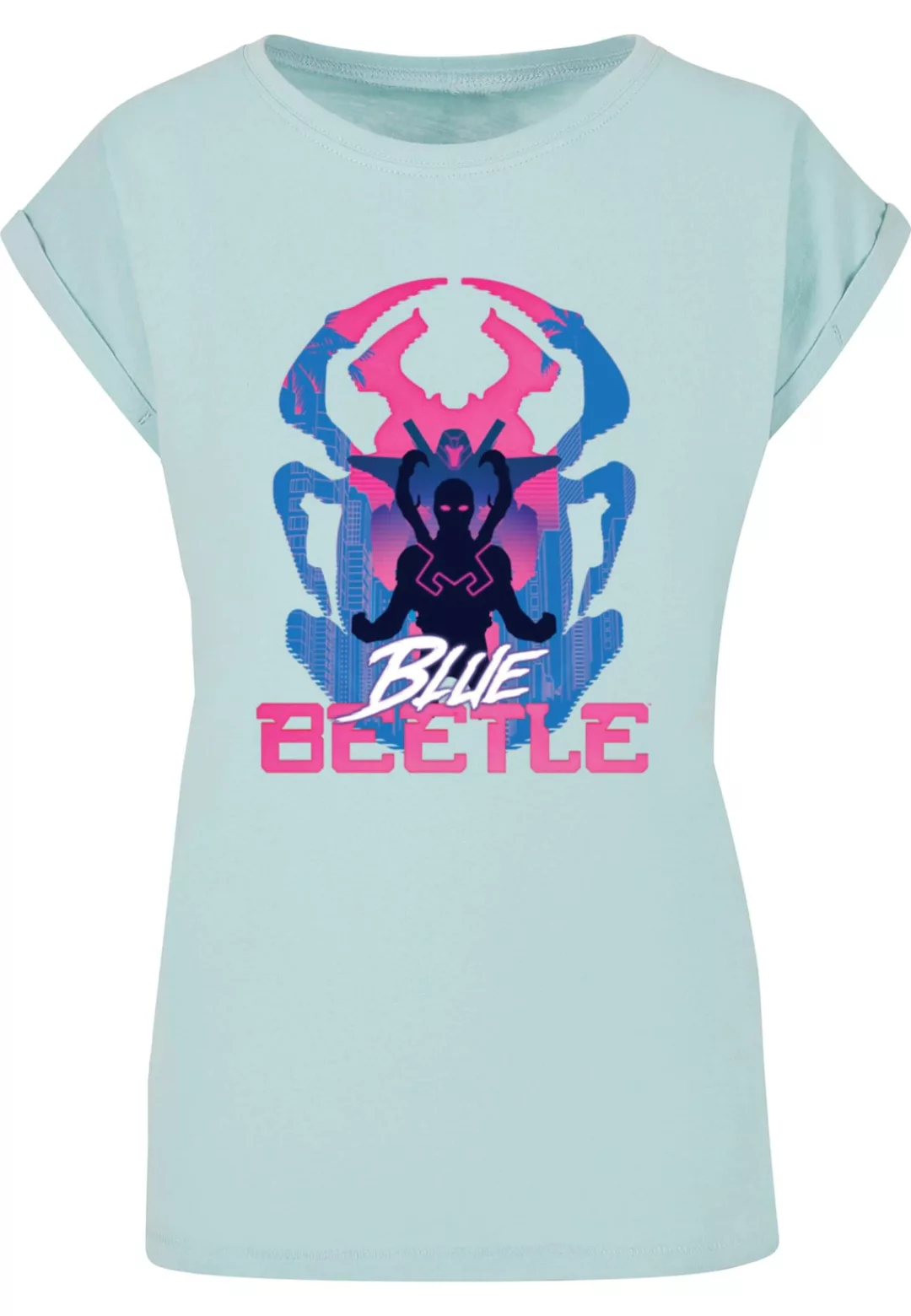 ABSOLUTE CULT T-Shirt "ABSOLUTE CULT Damen Ladies Blue Beetle - Posing T-Sh günstig online kaufen