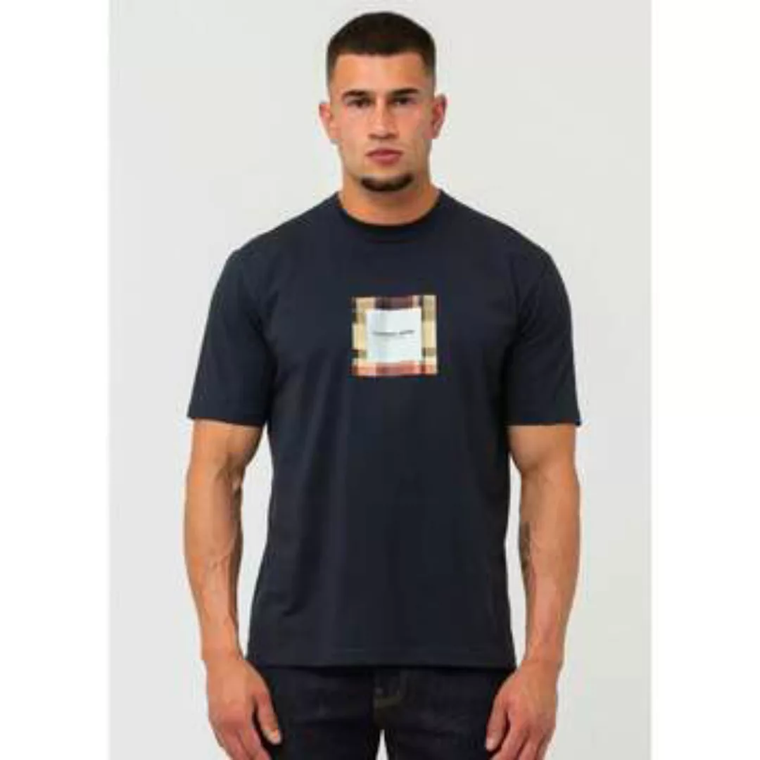 Marshall Artist  T-Shirts & Poloshirts UK ism box logo t-shirt - navy günstig online kaufen