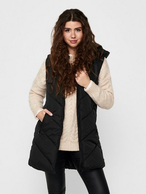 JACQUELINE de YONG Steppweste Lange Steppweste JDYSKYLAR Puffer Winterjacke günstig online kaufen