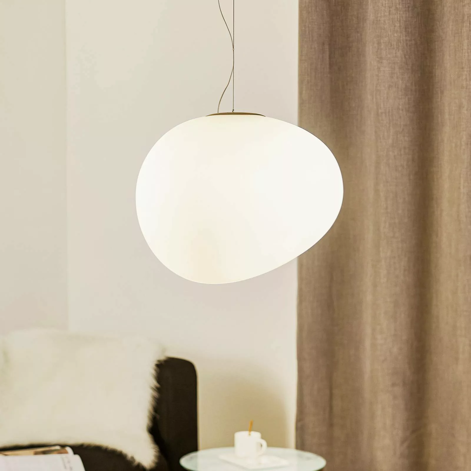 Foscarini MyLight Gregg grande Hängeleuchte, gold günstig online kaufen