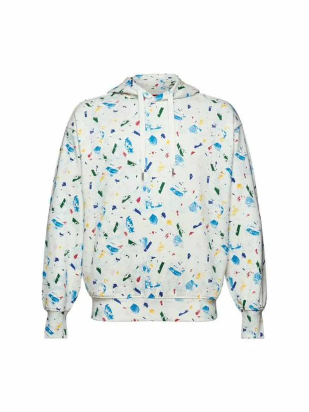 Esprit Sweatshirt Hoodie aus Bio-Baumwolle mit Print (1-tlg) günstig online kaufen