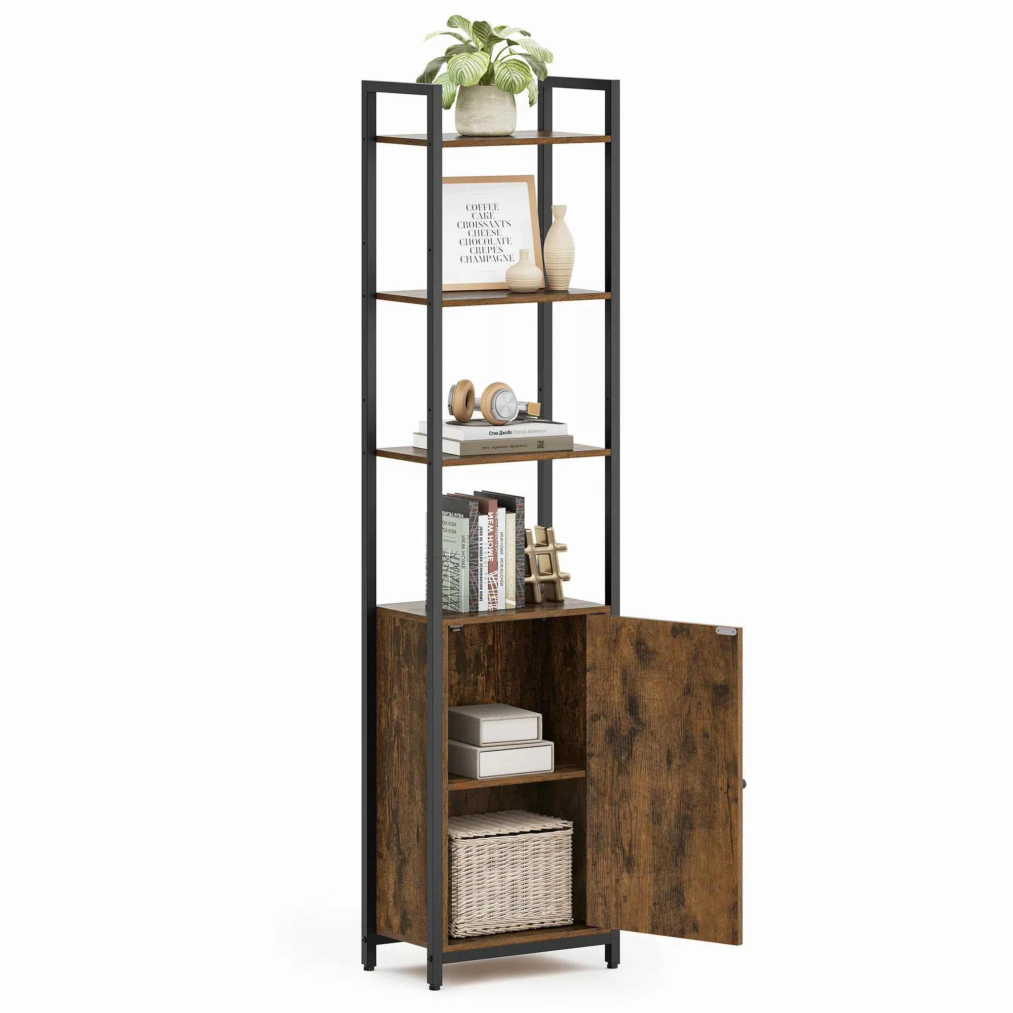 VASAGLE Bücherregal, 6 Ebenen, Regal, Standregal günstig online kaufen