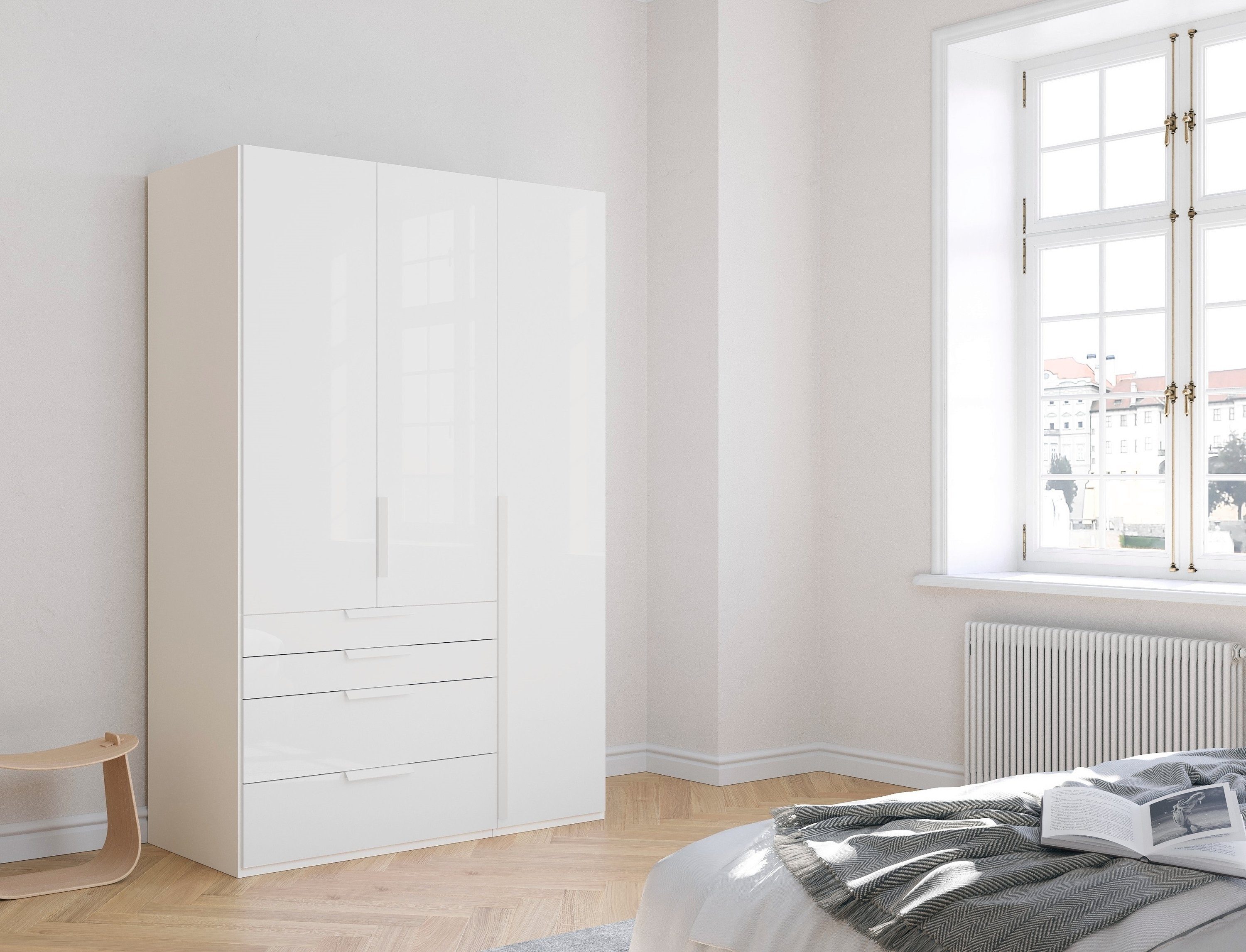 rauch Drehtürenschrank "Purisma", mit Glasfront, Schubladen und umfangreich günstig online kaufen