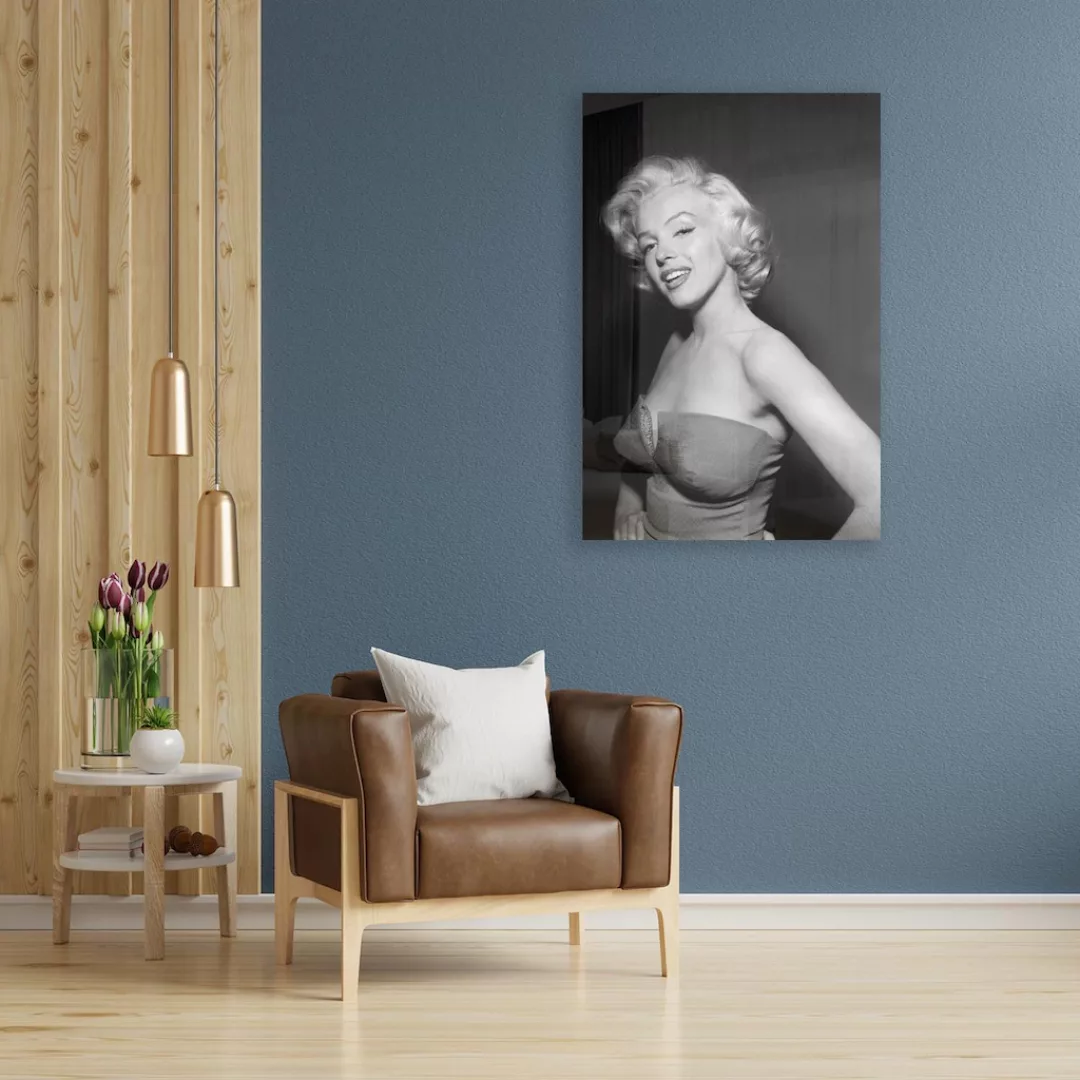 queence Acrylglasbild "Marilyn Monroe", Schwarz-Weiß-Frau-Stars, Fine Art-P günstig online kaufen