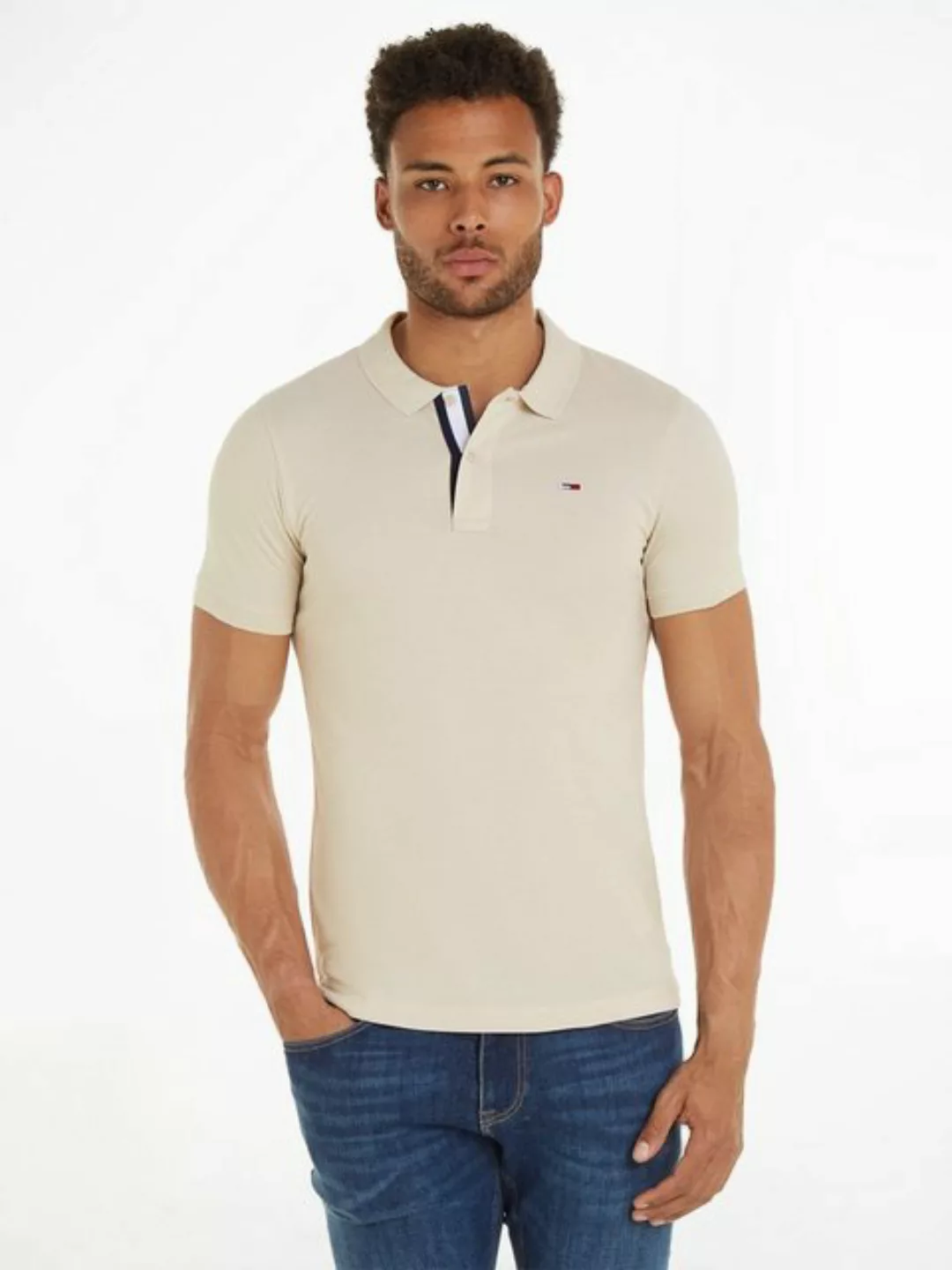 Tommy Jeans Poloshirt TJM SLIM PLACKET POLO günstig online kaufen