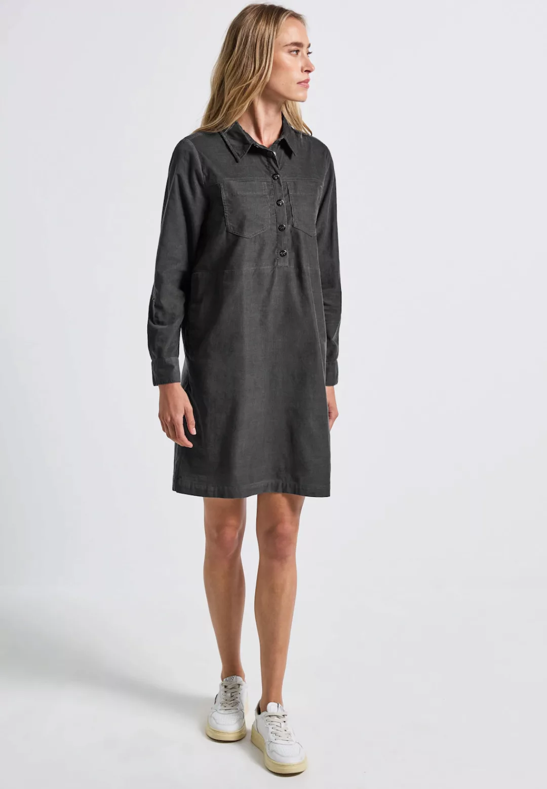 STREET ONE Blusenkleid, aus 100% Baumwolle günstig online kaufen