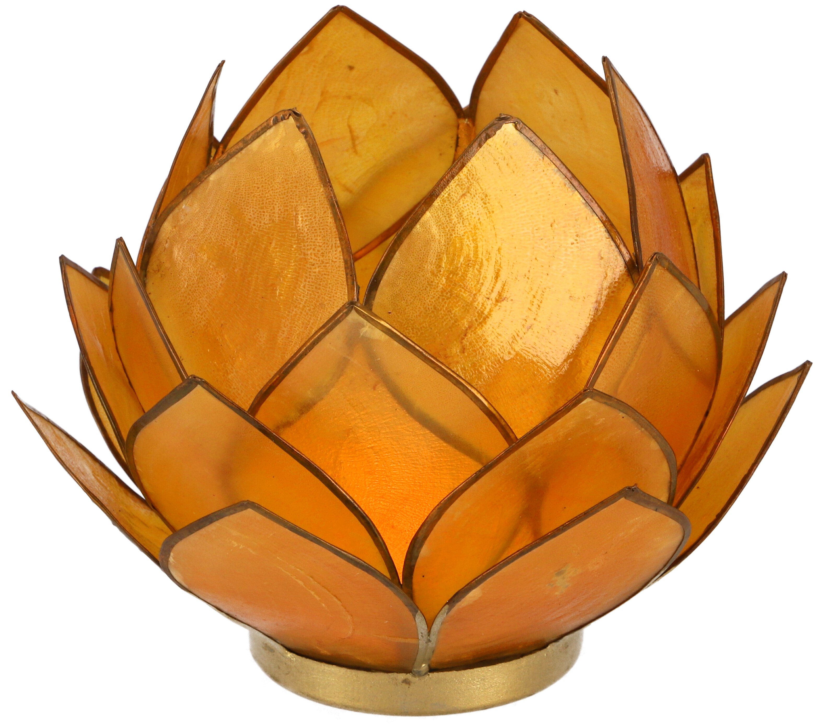 Guru-Shop Windlicht Lotus Teelicht Muschel 14*10 günstig online kaufen