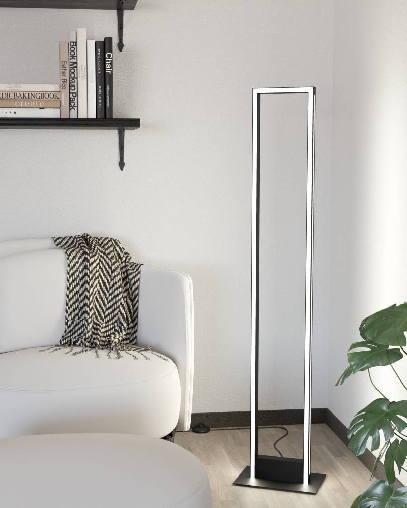 EGLO connect LED-Stehleuchte Savilanas-Z, schwarz, CCT günstig online kaufen