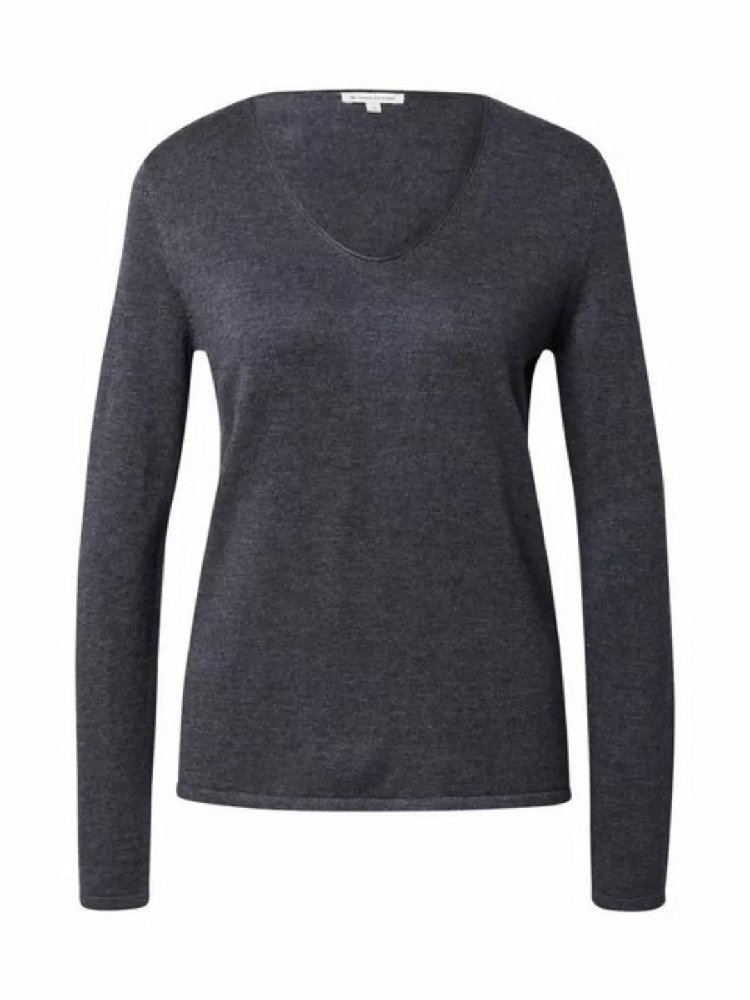 TOM TAILOR Strickpullover BASIC V-NECK aus Baumwollmix günstig online kaufen