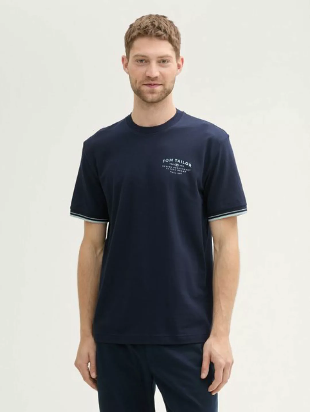 TOM TAILOR T-Shirt T-Shirt mit Logo Print günstig online kaufen