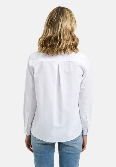 Milano Italy Kurzarmbluse Blouse with collar, placket and 1/1 sleeves günstig online kaufen