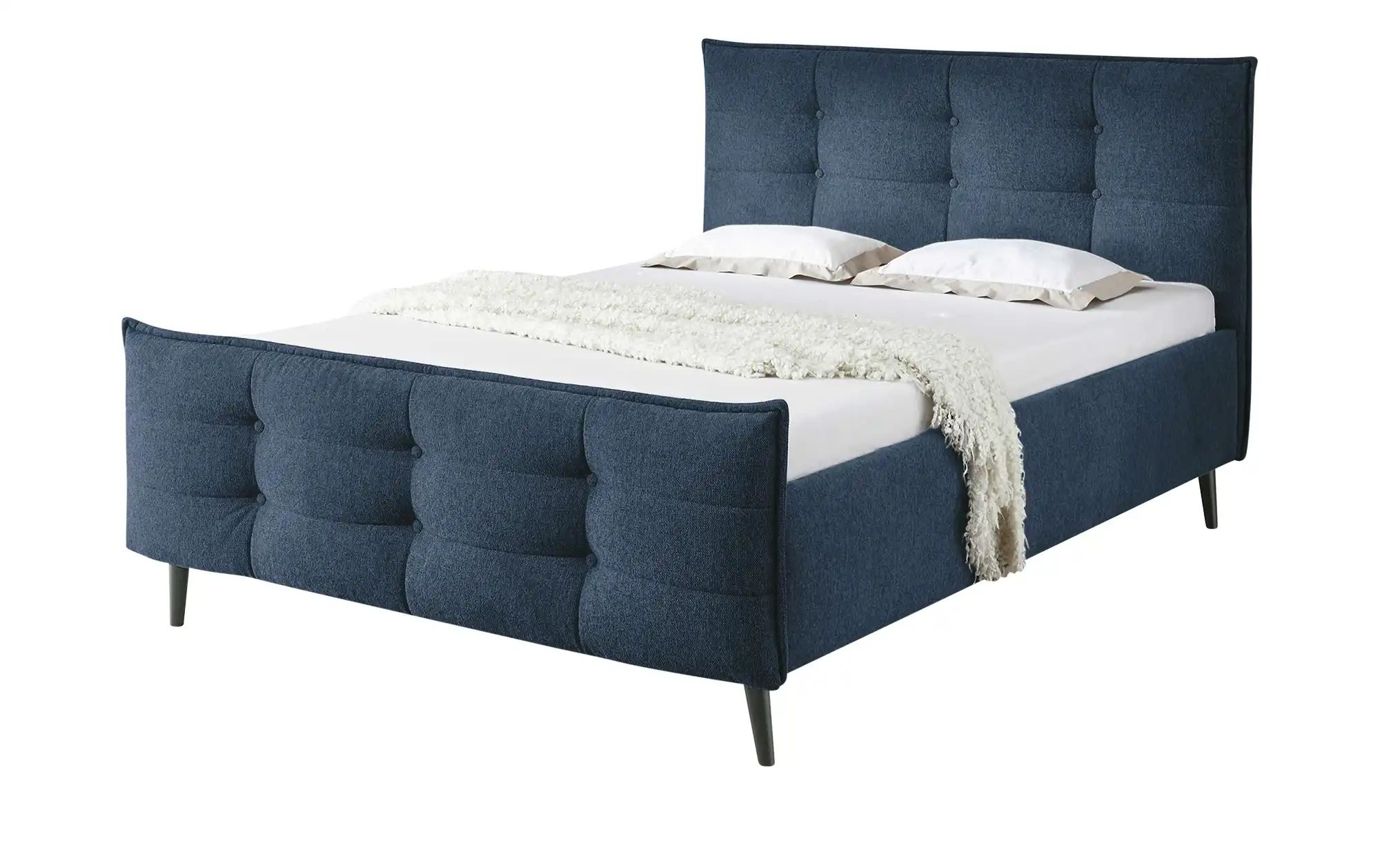 meinBett Polsterbettgestell  Mariano B ¦ blau ¦ Maße (cm): B: 149 H: 108 Be günstig online kaufen