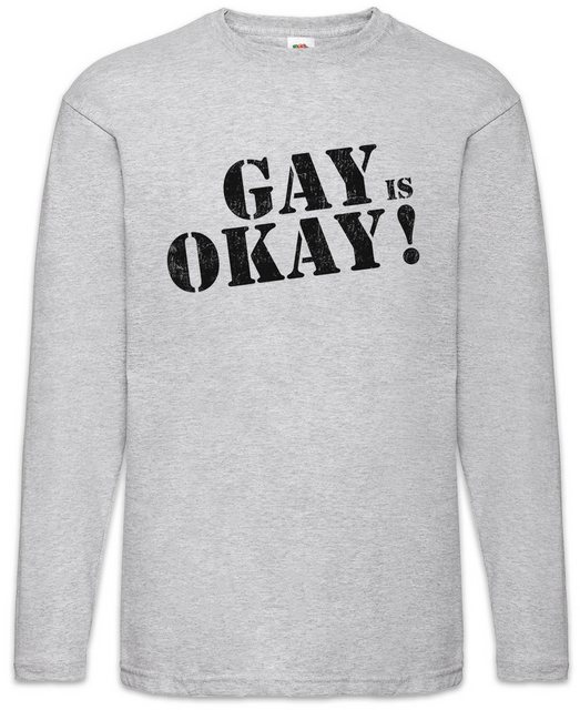 Urban Backwoods Langarmshirt Gay Is Okay Langarm T-Shirt Lesbian Homophil L günstig online kaufen