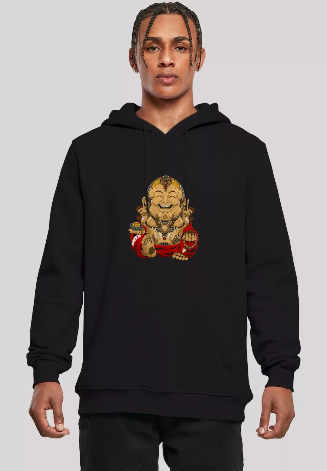 F4NT4STIC Sweatshirt "Happy Cyber Buddha", Print günstig online kaufen